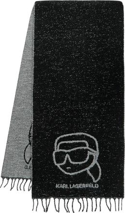 Karl Lagerfeld Scarves - Dames - Wintersjaals - Zwart - ONE Size - Accessoires