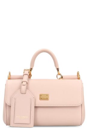 Dolce & Gabbana Light Pink Sicily Mini Satchel