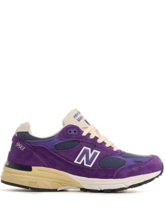New Balance Sneakers met logopatch en vlakken - Paars