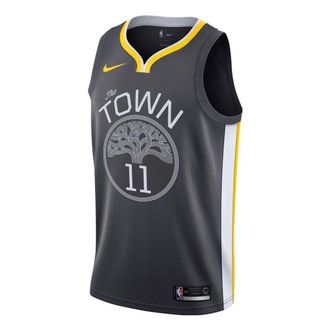 Nike NBA GS Warriors Klay Thompson Swingman Jersey Grey 877205-062