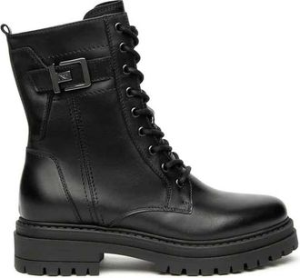 Nero Giardini Lace-up Boots - Dames - Veterlaarzen - Zwart - 41 EU - Leer - Schoenen