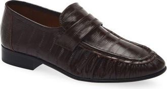 Tony Bianco Gatsby Loafer in Brown Anguille at Nordstrom, Size 7.5