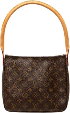 Louis Vuitton Pre-owned The Looping MM - Dames - Vintage Schoudertas - Bruin - ONE Size - Leer - Vintage