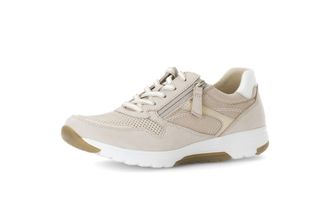 Gabor Womens Low-Top Trainers, Womens Low Shoes, Interchangeable Footbed, Powder White 31, 5-5.5 UK