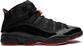 Nike Jordan Jordan 6 Rings Black Infrared sneakers - unisex - Calf Leather - 10.5