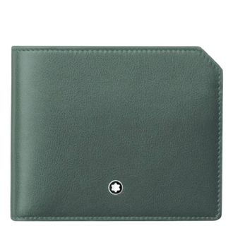 Montblanc Montblanc Pewter Leather Soft Wallet 6cc