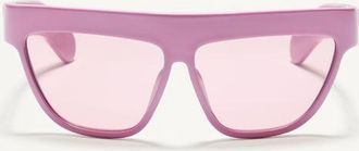 Valentino Geometric Acetate Eyewear unisex PINK/PINK 62