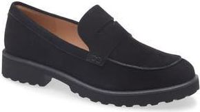 Cole Haan Gwendolyn Penny Loafer in Black Suede at Nordstrom Rack, Size 8.5