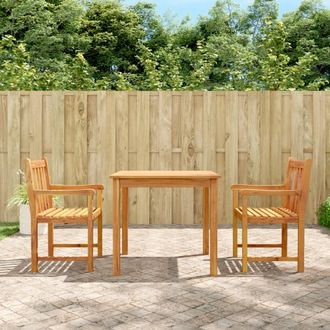 vidaXL Vidaxl - Juego De Comedor De Jard&iacute;n 3 Piezas Madera Maciza De Acacia