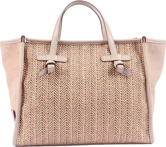Gianni Chiarini Textured Chevron Leather Shoulder Bag