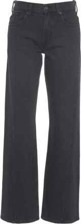 7 For All Mankind Rechtgesneden Jeans - Dames - Regular Fit Jeans - Zwart - W29 - Jeans