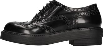 Strategia A5818-T Moccasin - Dames - Veterschoenen - Zwart - 36 EU - Leer - Schoenen
