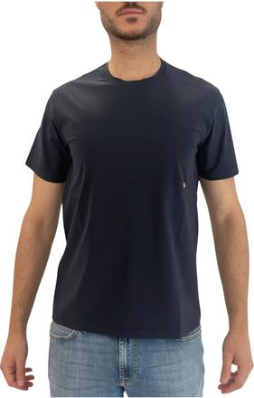 Duno T-shirt met ronde hals - Heren - T-shirts - Blauw - M - Tops