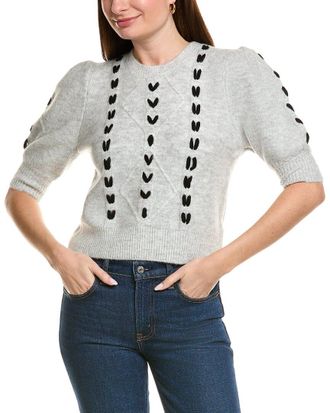 Ellen Tracy Braided Sweater