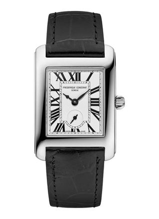 Frederique Constant Fr&eacute;d&eacute;rique Constant Classics Carree Small Seconds Dames Horloge Zwart FC-235S2C6