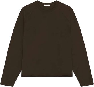 The Row Jameson long-sleeve T-shirt - men - Cotton - M - Brown