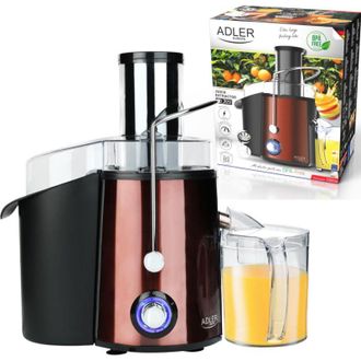Adler Europe Exprimidor - 1000w De Potencia, Contenedor De Pulpa De 2l