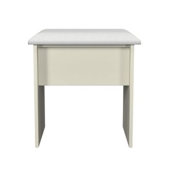 Welcome Furniture Byland Ready Assembled Stool in Cream Ash & Modern Oak - Welcome Furniture | TJ Hughes