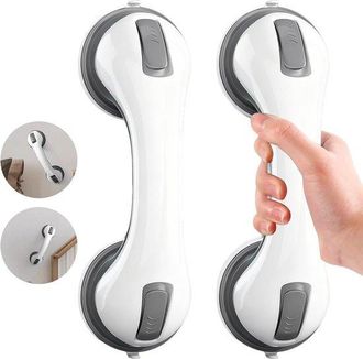 OEM Barras De Seguridad Para Personas Mayores (juego De 2), Barandillas De Seguridad, Duraderas, No Requieren Taladrar, Desmontables, 29 X 9,5 Cm