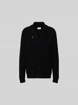 Filippa K Strickjacke mit Knopfleiste in Black, Gr&ouml;&szlig;e XL