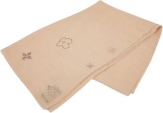 Louis Vuitton Pre-owned Scarves, female, Pink, Size: ONE SIZE Pre-owned Cashmere Scarf