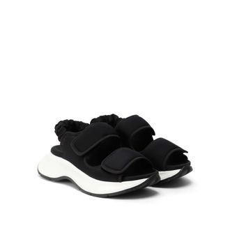 Hogan Chunky Touch-Strap Sandals - Black