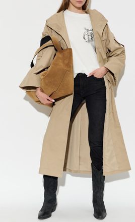 AllSaints Trench Coat Clayton, Womens, Grey