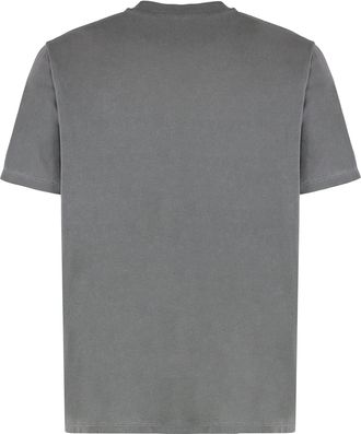 Our Legacy Mens T-Shirt Boxy Crew Neck Worn Black Cotton T-Shirts And Polos