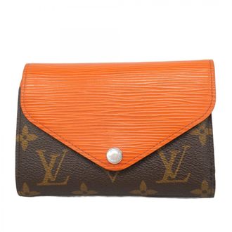 Louis Vuitton Brown Pimont Wallet (Tri-Fold) (Pre-Owned)