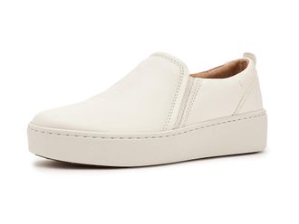 Born Mira Slip-On Womens Flat Shoes White : 9.5 M, Leather/Suede