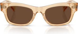 Oliver Peoples 0ov5609su Translucent Beige Acetate Sunglasses with Brown Lenses
