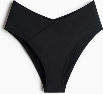 H&M Cheeky Bikinihose High Rise - Schwarz