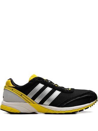 adidas Adizero Adios OG Core Black/Silver Metallic/Yellow sneakers - women - Fabric/Fabric/Rubber - 10.5