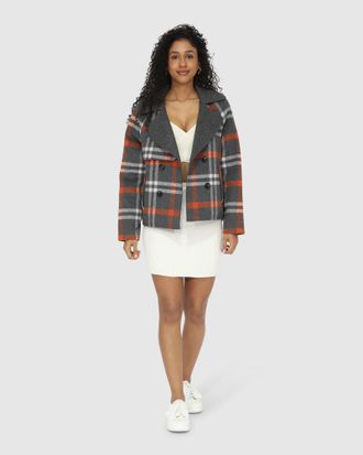 Belle & Bloom Im Yours Wool Blend Peacoat