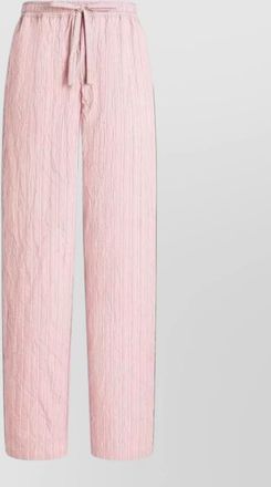 Dolce & Gabbana striped crinkled trousers side pockets stripes