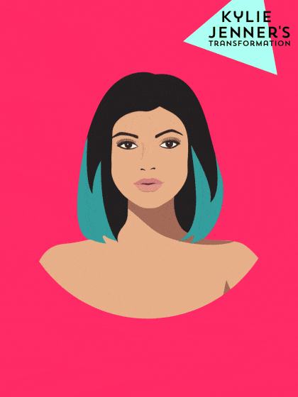 La increíble transformación de Kylie Jenner
