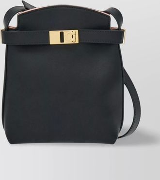 Ferragamo hug pouch mini leather crossbody bag