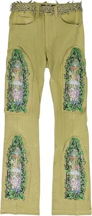 Who Decides War by Ev Bravado Garden Glass jeans - men - Fabric - 38 - Green