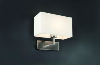 Faro Barcelona Roda Lampada Da Parete Nichel Opaco 1 X E27 60 W Marca Faro