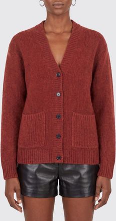 Dries Van Noten Relaxed Fit V-Neck Cardigan in Alpaca and Wool Blend