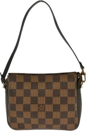Louis Vuitton Pre-owned Shoulder Bags, female, Brown, Size: ONE SIZE Pre-owned Trousse make up bag
