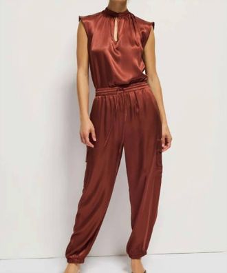 Nation Ltd Carlo Camp Pants In Cinnamon