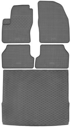 OEM Juego De Alfombrillas De Goma Para Coche Y Maletero Para Ford Focus Ii Kombi (2004-02.2011)