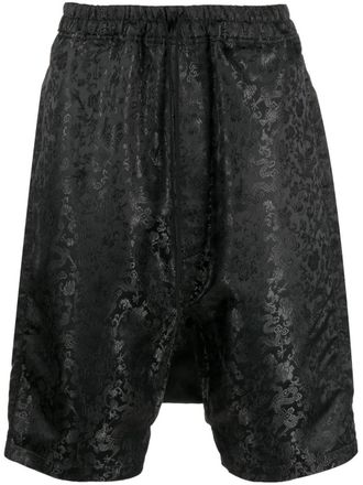 Junya Watanabe Shorts con stampa - Nero