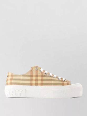 Burberry lf jack low sneakers synthetic teacup check