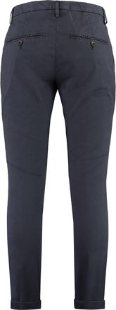 Dondup Mens Gaubert Cotton Chino Trousers Blue Chinos