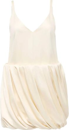 J.W.Anderson Jurk met opgerolde afwerking - Beige