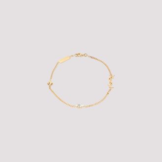 Saint Laurent Golden Logo Bracelet