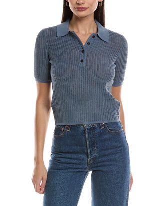 Rag & Bone Rag & Bone Vivi Knit Polo Shirt