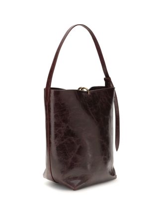 Benedetta Bruzziches Suede Bucket Bag - Brown